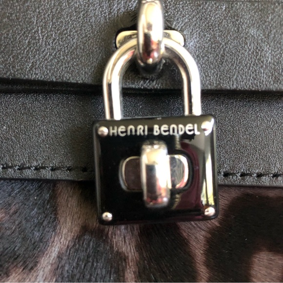 Rare Real Calf Hair Grey/Black Cheetah Print Jetsetter Backpack - Henri Bendel - Picture 5 of 12